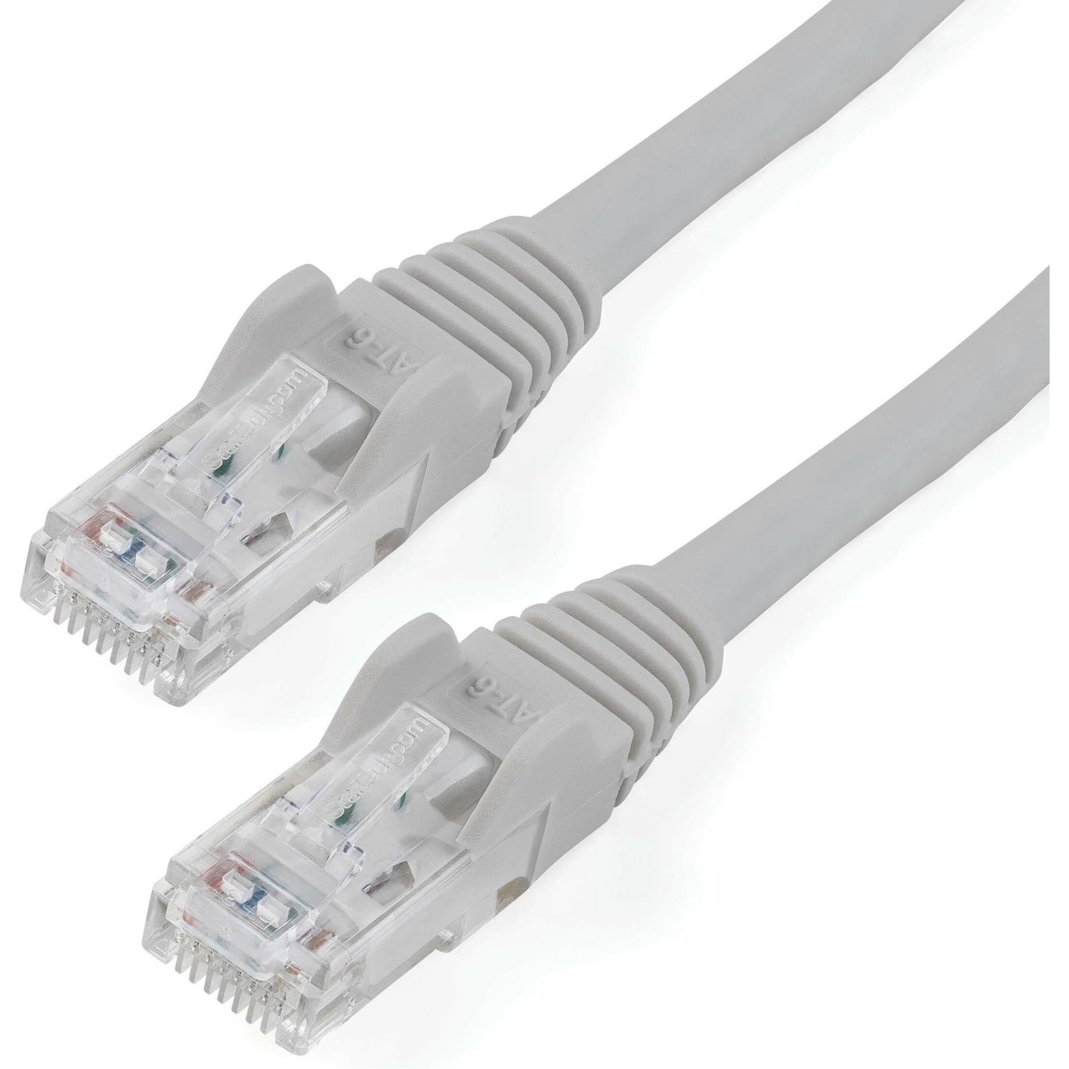 6FT GREY CAT6 ETHERNET CABLE    SNAGLESS RJ45 UTP PATCH CABLE CORD
