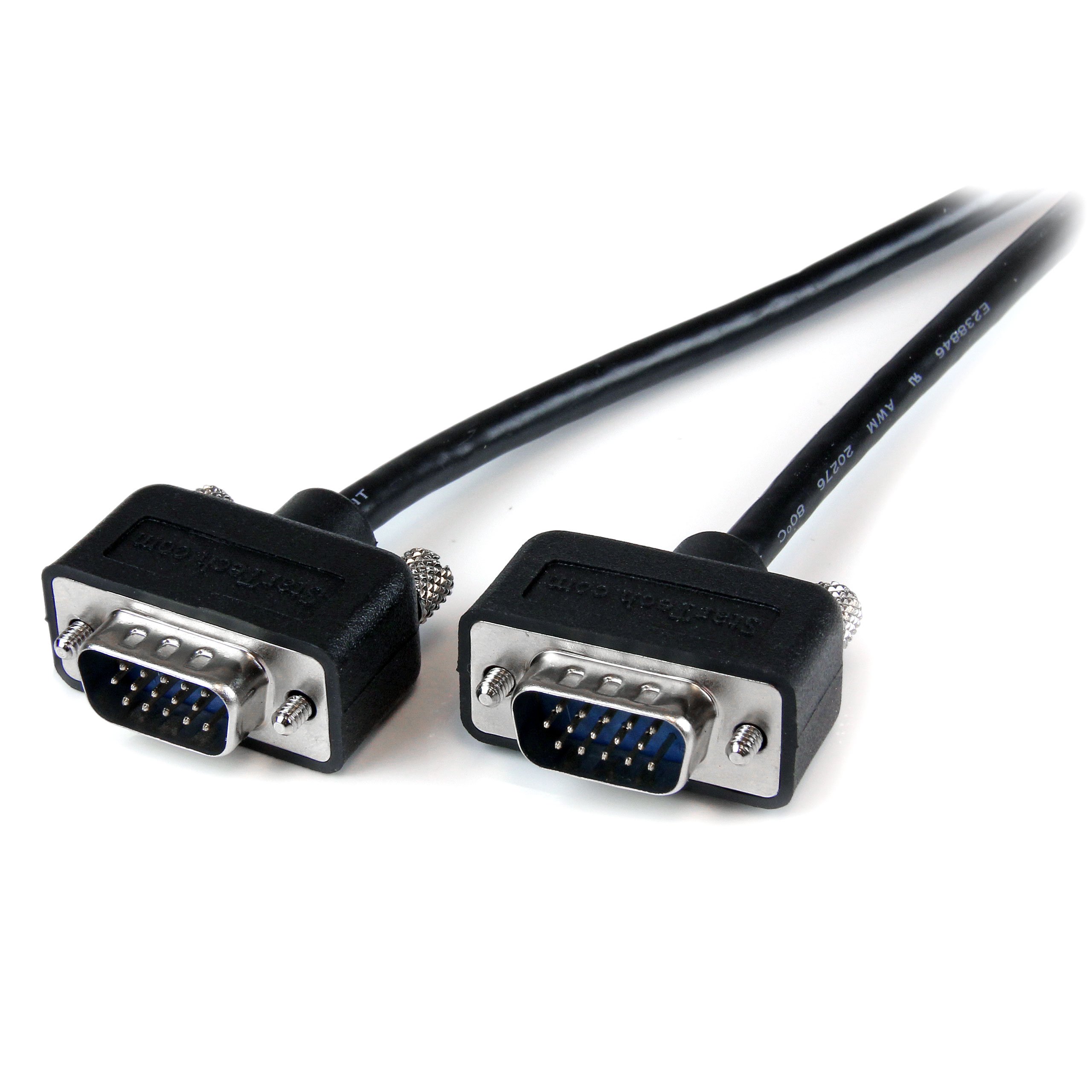 6FT LOW PROFILE VGA CABLE       1920X1200 HD15 MONITOR CABLE M/M