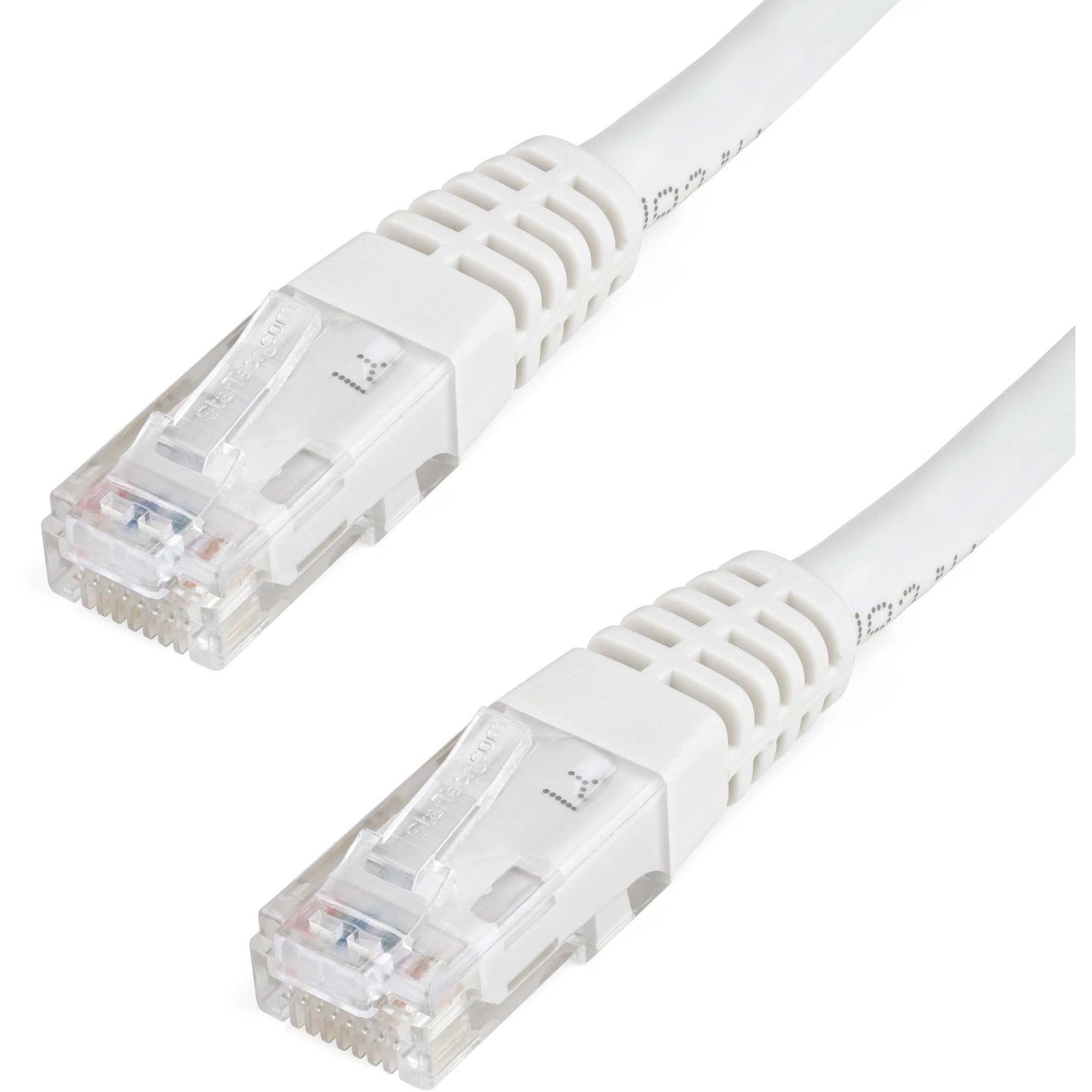 10FT WHITE CAT6 ETHERNET CABLE  RJ45 UTP PATCH CABLE GIGABIT LAN