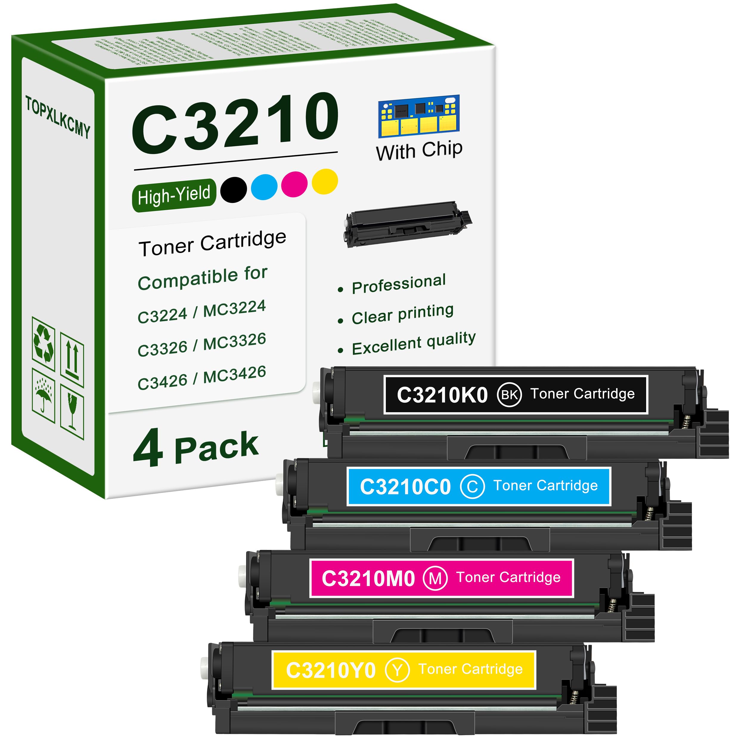 LEXMARK C3210C0 CYAN RETURN PROGRAM PRINT CARTRIDGE FOR USE IN C/MC3224,3326,342