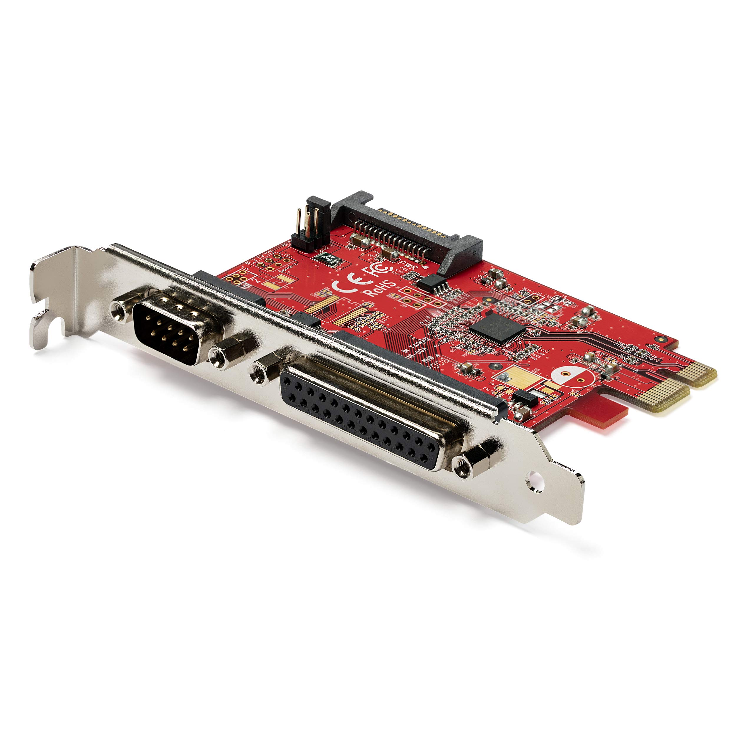 PCIE CARD WITH SERIAL AND       PARALLEL PORT PCI EXPRESS ADAPTER