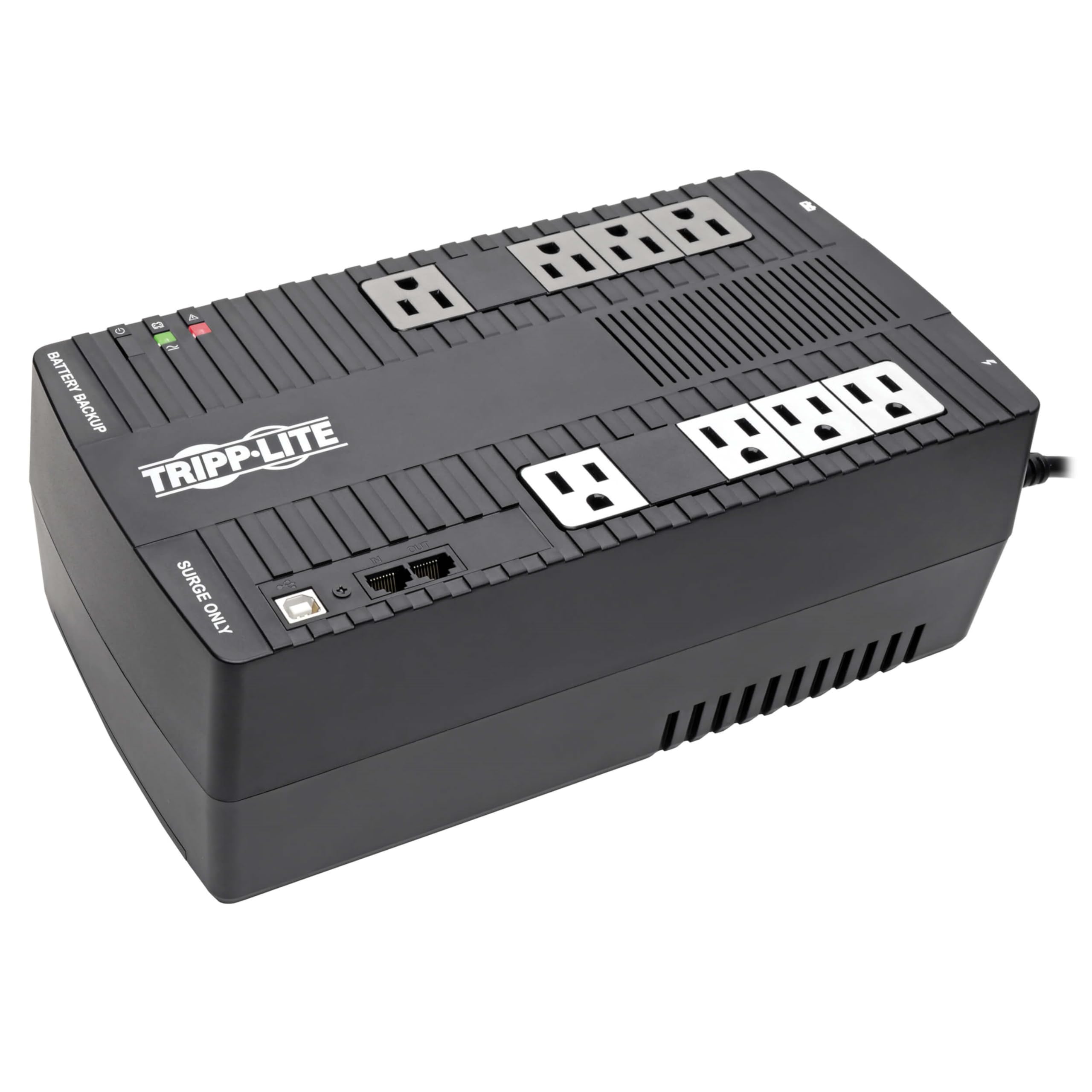 UPS 550VA 300W BACK UP AVR 120V 8 NEMA 5-15R OUTLETS W USB/TEL/DSL