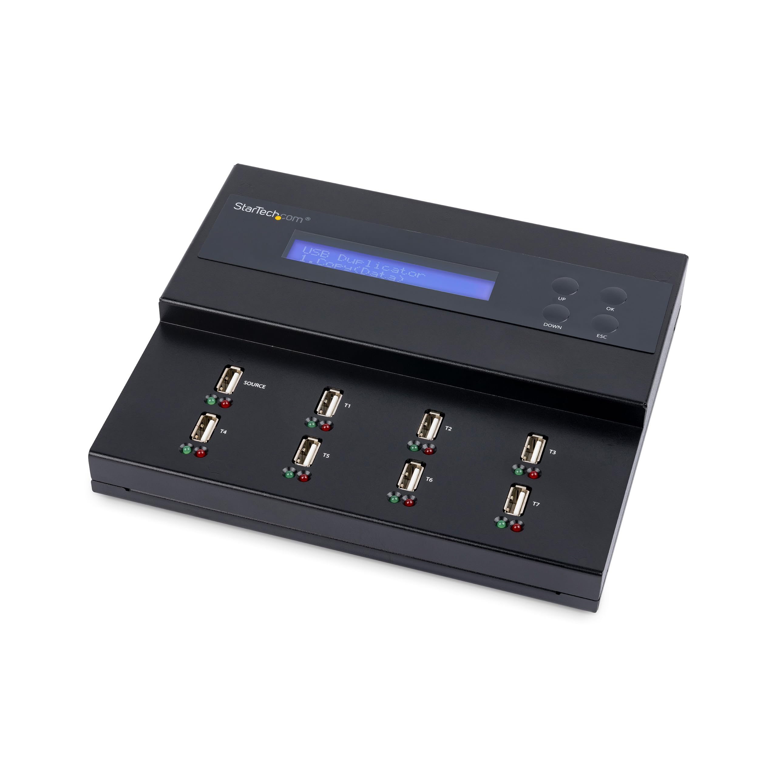 1 TO 7 STANDALONE USB FLASH DRIVE DUPLICATOR/ERASER, CLONER/SANITIZER; SUPPORTS