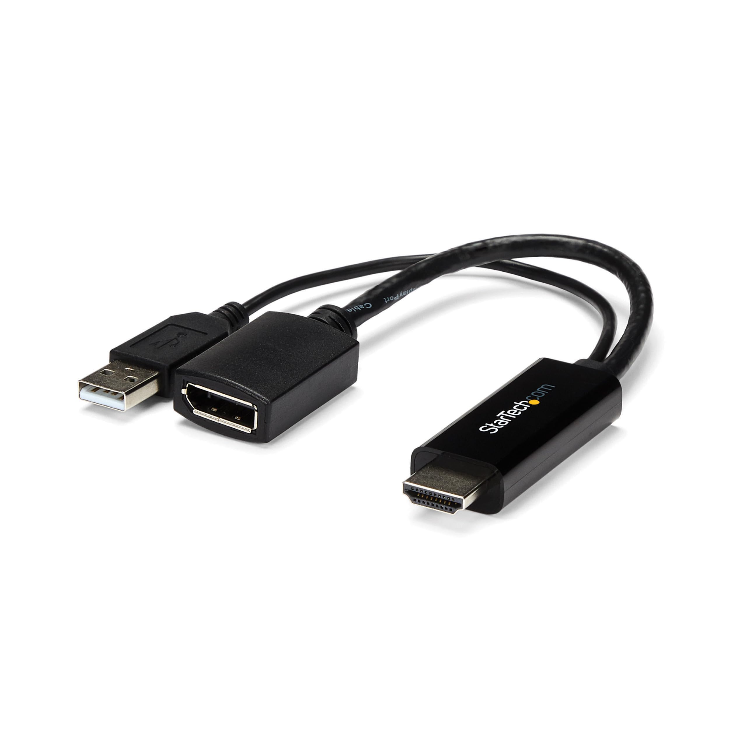 HDMI TO DISPLAYPORT ADAPTER 4K  HDMI TO DP VIDEO CONVERTER DONGLE