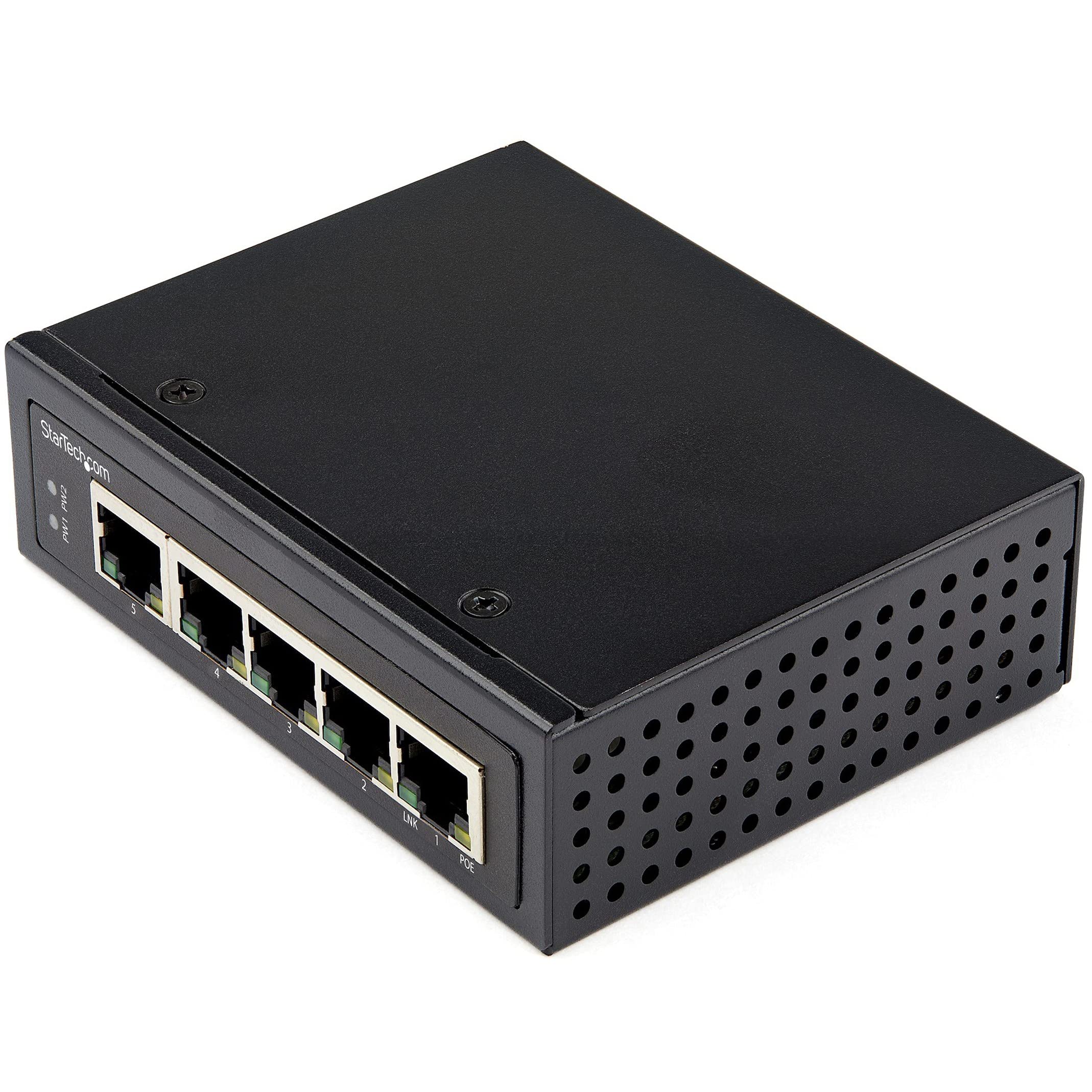 5 PORT GIGABIT POE SWITCH 30W PSE POWER PER PORT TO DEVICES W/GBE ON CAT5E/6 - P