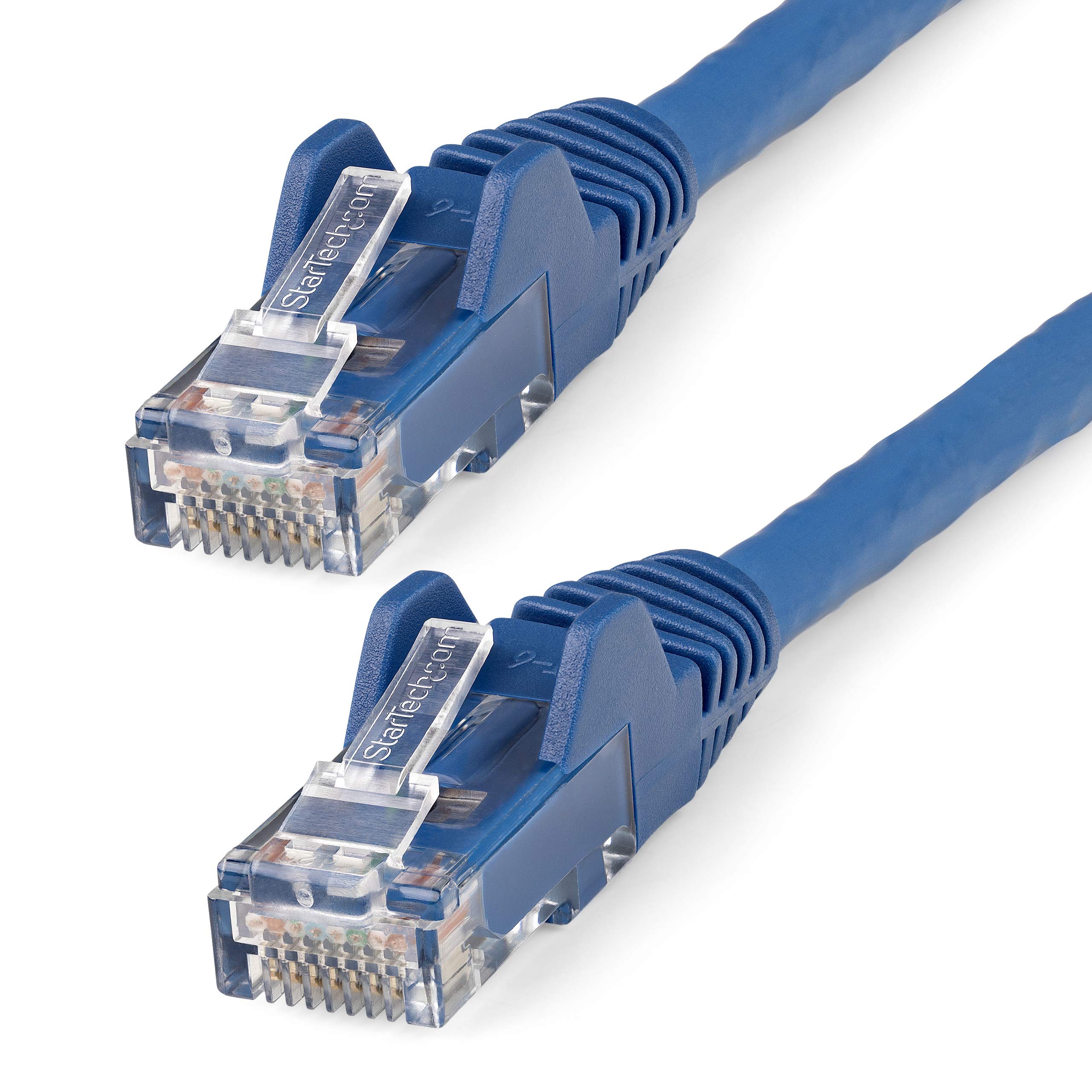 50FT BLUE CAT6 ETHERNET CABLE   LSZH SNAGLESS PATCH CABLE LAN RJ45