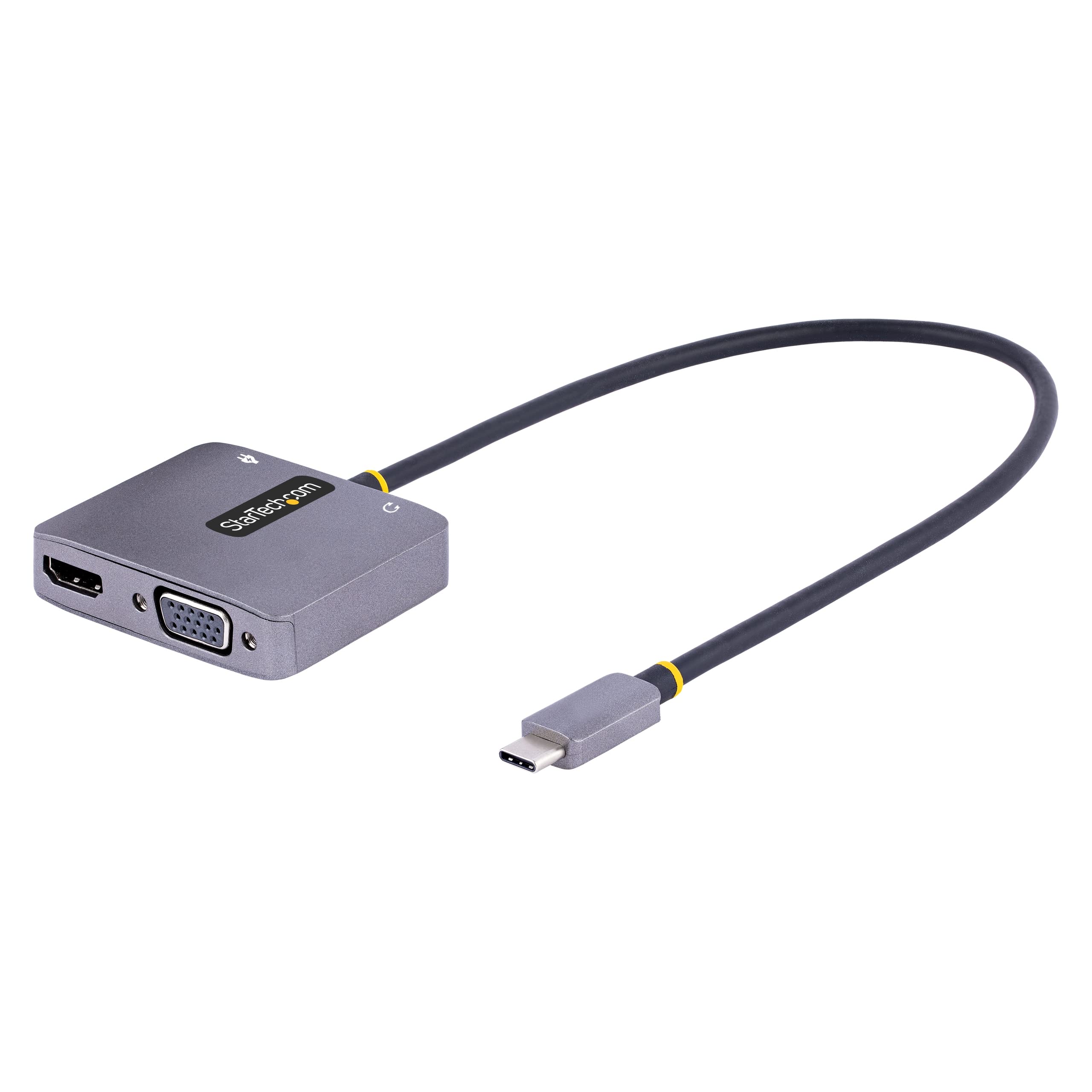 USB C VIDEO ADAPTER CONVERTER   W/ HDMI VGA - MULTI DISPLAY DONGLE