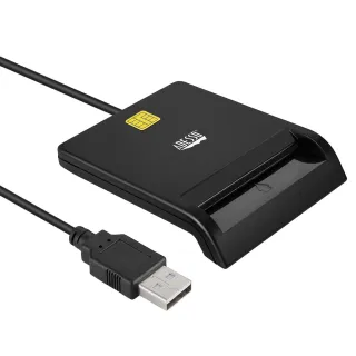 ADESSO TAA CAC USB SMART CARD READER, SUPPORTS MICROSOFT SMART CARD FOR WINDOWS