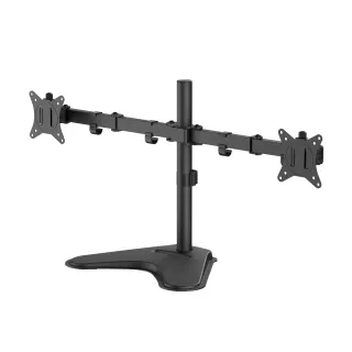 ARTICULATED FREESTANDING DUAL   MONITOR DESK STAND 13IN-27IN