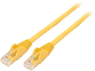 6FT YELLOW CAT6 ETHERNET CABLE  SNAGLESS RJ45 UTP PATCH CABLE CORD