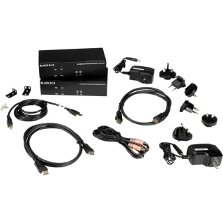THE KVX HDMI KVM EXTENDER LETS YOU CONTROL A SERVER, OR COMPUTER OVER SINGLE-MOD