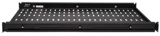 Eaton Adjustable Deep Rack Shelf, Steel Vented, 250lb Capacity, 113kg