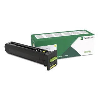 LEXMARK 82K0XYG YELLOW RETURN PROGRAM TONER CARTRIDGE TAA FOR USE IN CX825,860 E