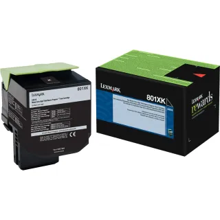 TONER CARTRIDGE - BLACK - 8000 PAGES - LEXMARK CX510DHE,CX510DE,CX510DTHE