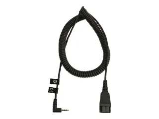 2M COILED CORD W/ 2.5MM PLUG    GN QD TO 2.5MM PLUG