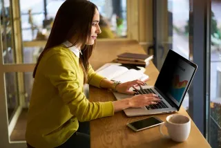 BRIGHT SCREEN PRIVACY FILTER    FOR DELL XPS 14IN 16:10 ASPECT RATI