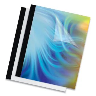 BINDING COVERS THERMAL BLACK    1IN 10PK