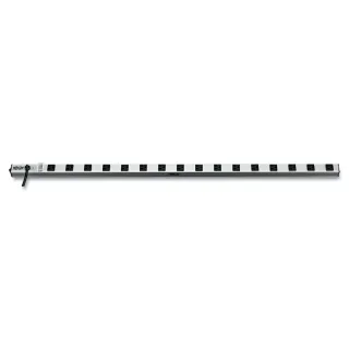 16 OUTLET POWER STRIP VERTICAL  15 FT CORD METAL 120V 15A 5-15P 48