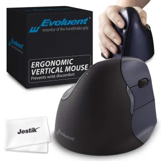EVOLUENT VERTICALMOUSE 4 - RIGHT-HANDED - WIRED - USB 2.0 - 6 BUTTONS - SCROLL W