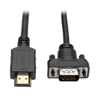 10FT HDMI TO VGA M/M ADAPTER    CABLE ACTIVE LOW PROFILE HD15 1080P