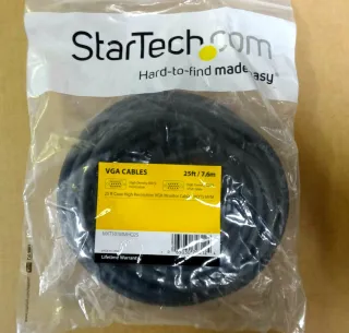 25FT COAX HIGH RESOLUTION VGA   MONITOR CABLE  HD15 M/M