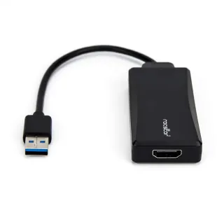 6IN SLIM USB 3.0 TO HDMI M/F    ADAPTER SUPPORTS 1920X1200 BLACK
