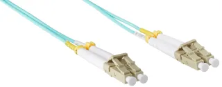 3M 10GB LOMM FIBER OPTIC PATCH  CABLE OM3 DUPLEX LC/LC 50/125 AQUA