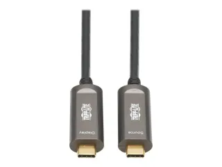 TRIPP LITE SERIES USB-C FIBER ACTIVE OPTICAL CABLE AOC USB 3.2 GEN 2 10GBPS 8K H