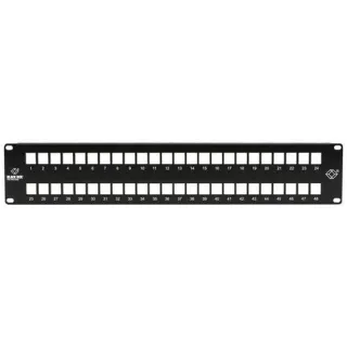 MULTIMEDIA PATCH PANEL - 2U, 48-PORT