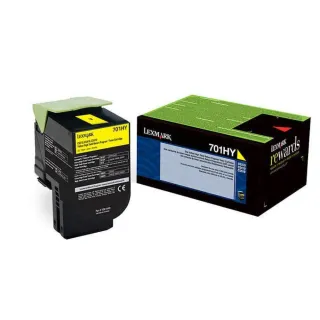 LEXMARK 70C1HY0 YELLOW RETURN PROGRAM TONER CARTRIDGE FOR USE IN CS310,CS/CX410,