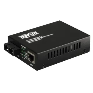 FIBER OPTIC GIG MEDIA CONVERTER UTP GIGABIT ETHERNET TO FIBER