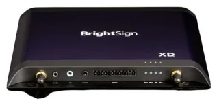 BRIGHTSIGNOS ENABLED MEDIA PLAYER. DUAL UHD VIDEO DECODE. POE+. GPIO, ANALOG/SPD