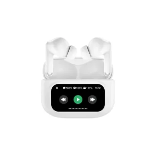 BLUETOOTH ACTIVE NOISE CANCELLATION EARBUDS WITH CHARGING CASE FEATURING TOUCHSC