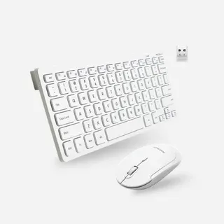 COMPACT WRLS RF KEYBOARD MOUSE  WHITE COMPACT RF COMBO FOR WINDOWS