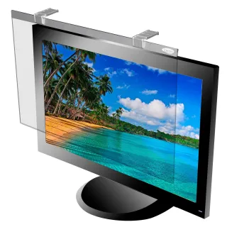 FILTER PROTECTS THE LCD DISPLAY SURFACE. IMPROVES IMAGES BY REDUCING GLARE AND E