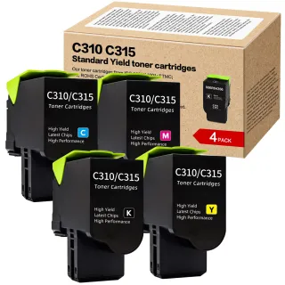 GENUINE XEROX YELLOW STANDARD CAPACITY TONER CARTRIDGE, XEROX C310 COLOR PRINTER