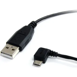LEFT ANGLE MICRO USB CABLE 6FT  ANGLED MICRO USB CHARGING CABLE