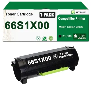 LEXMARK 66S1X00 HIGH YIELD RETURN PROGRAM TONER CARTRIDGE