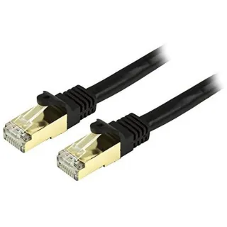 20FT BLACK CAT6A ETHERNET CABLE SNAGLESS RJ45 UTP PATCH CABLE CORD