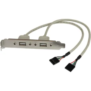 2 PORT USB SLOT PLATE ADAPTER   USB 3.0 LOW PROFILE HEADER ADAPTER