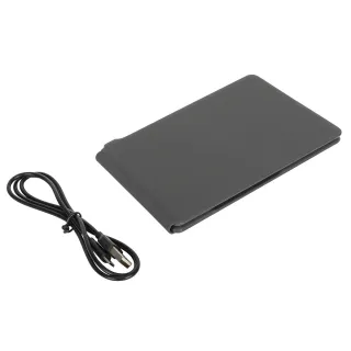 FOLDABLE ERGONOMIC KEYB WITH    ANTIMICROBIAL DEFENSEGUARD BLK