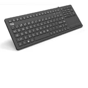 WATERPROOF  USB TOUCHPAD KEYBOARD