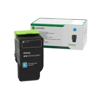 LEXMARK 78C1XC0 CYAN RETURN PROGRAM TONER CARTRIDGE - EXTRA HIGH YIELD  - 5000 P