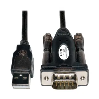 5FT USB TO SERIAL ADAPTER CABLE USB-A TO DB9 9PIN RS232 M/M