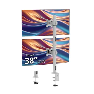 DUAL 38 INCH STACK MONITOR      POLE MOUNT 26.5 LBSGRAY