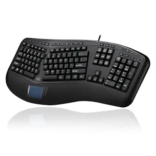 THE ADESSO ERGONOMIC TOUCHPAD KEYBOARD OFFERS YOU AN ADVANCED INPUT DEVICE WITH