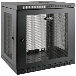 12U WALL MOUNT RACK ENCLOSURE   SERVER CABINET DEEP LOW PROFILE