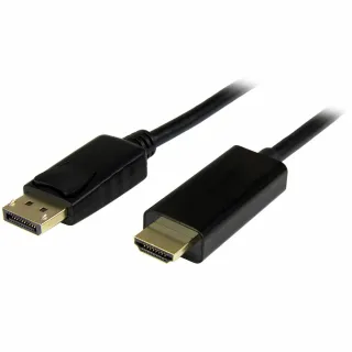 6FT DISPLAYPORT MALE TO HDMI    MALE ACTIVE DP HDMI 4K CABLE BLACK