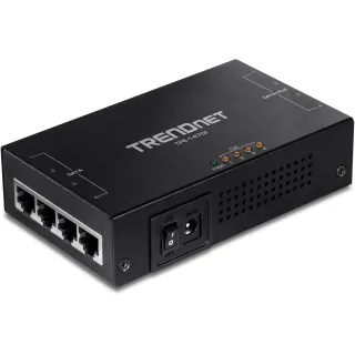 65W 4-PORT GIGABIT POE+ INJECTOR