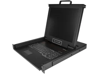 RACKMOUNT KVM CONSOLE WORKS W/ALL KVM SWITCHES W/ VGA + USB INTERFACES - RACK MO